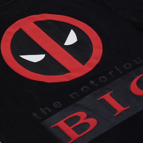 Notorious BIG x Deadpool Black Tee